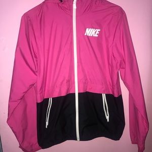 PINK NIKE WINDBREAKER